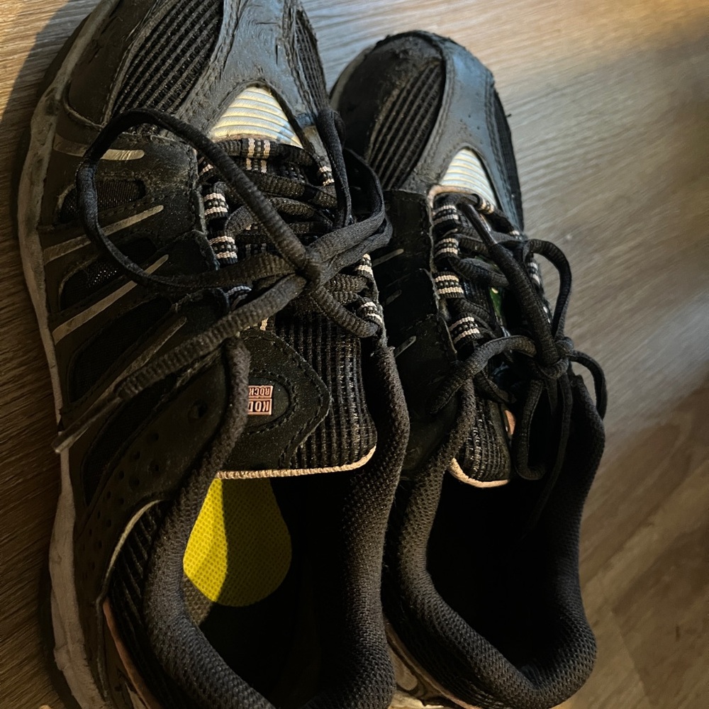 Black and White Athletic Shoes